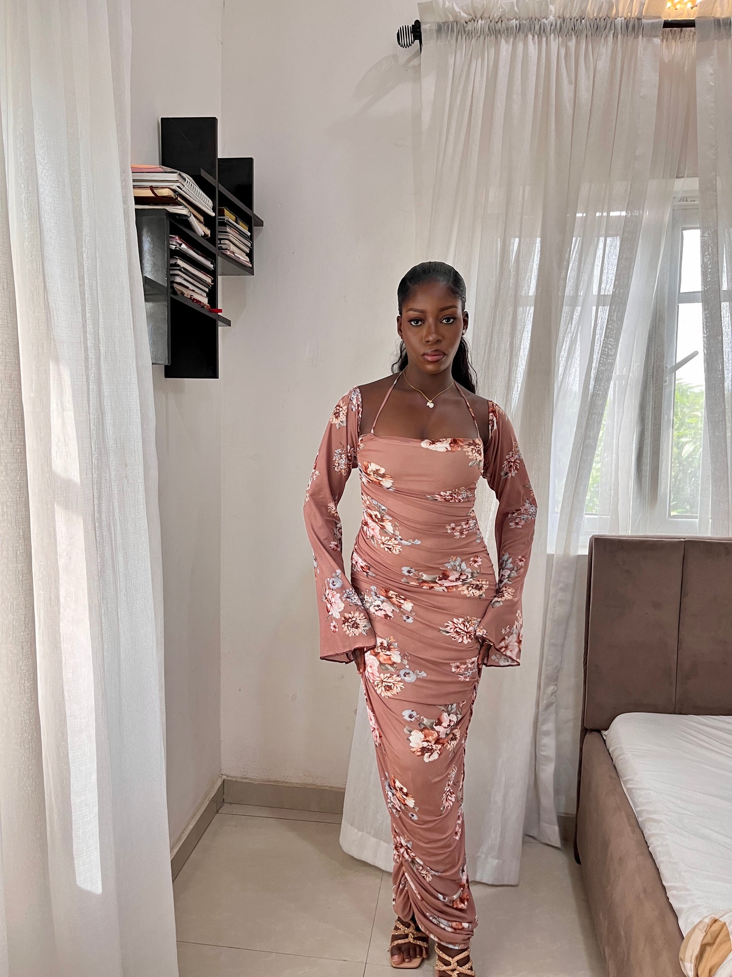 Nude Elora Dress