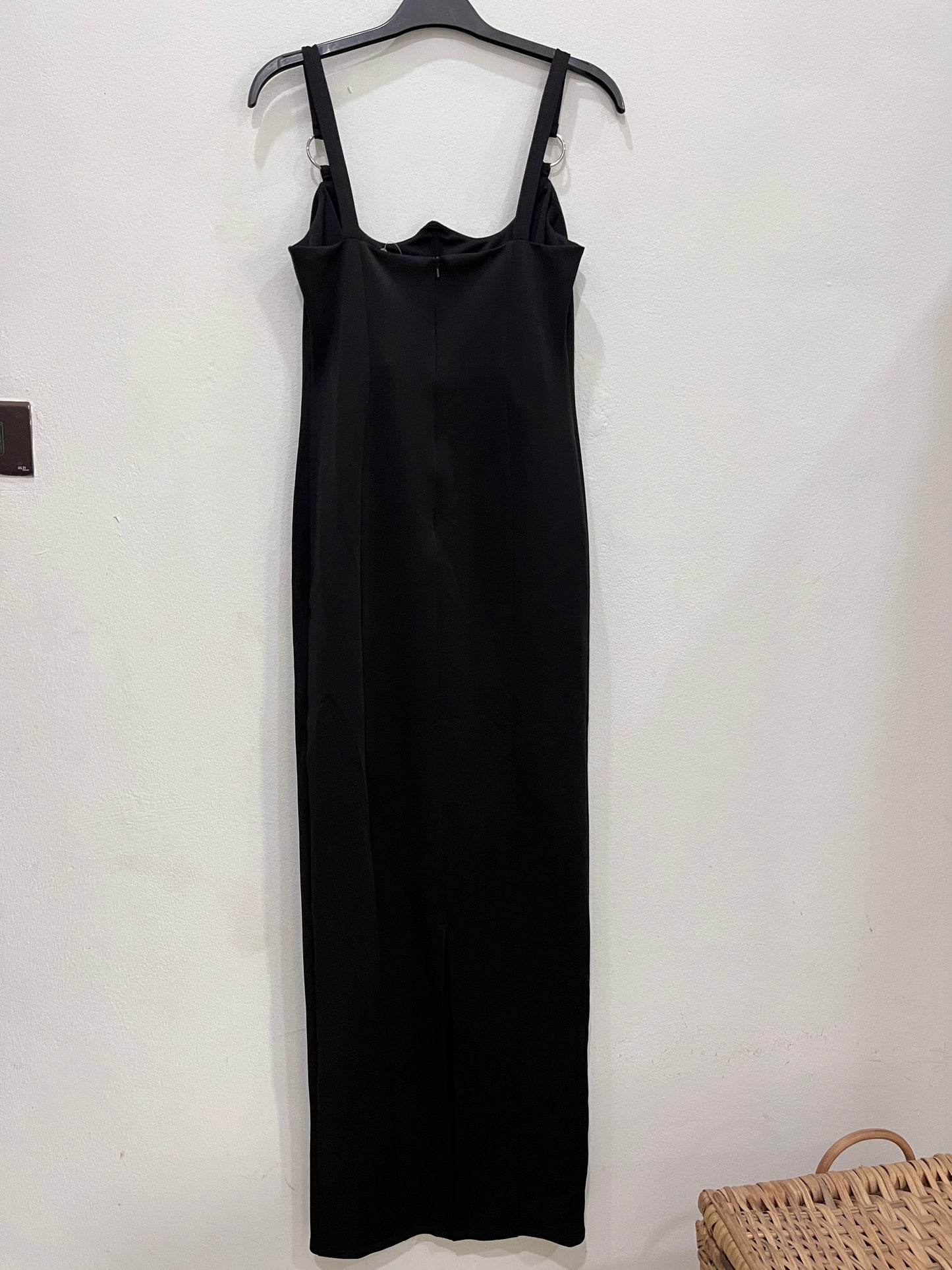 Asos black maxi dress