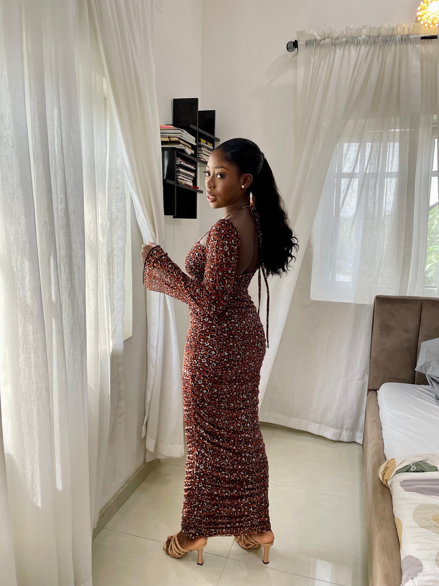 Brown Elora Dress