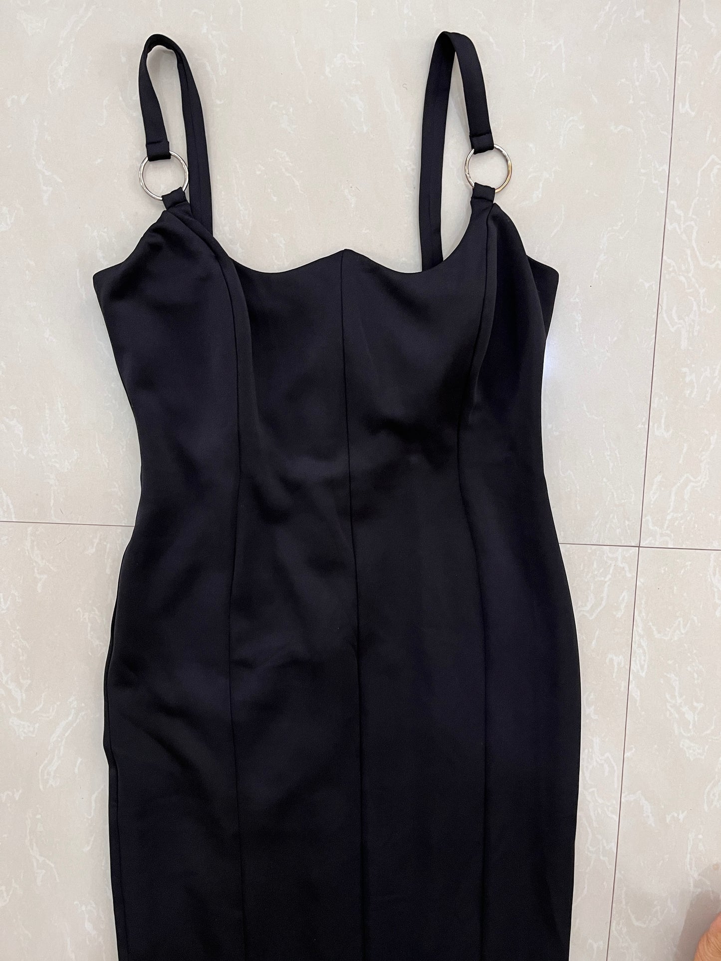 Asos black maxi dress