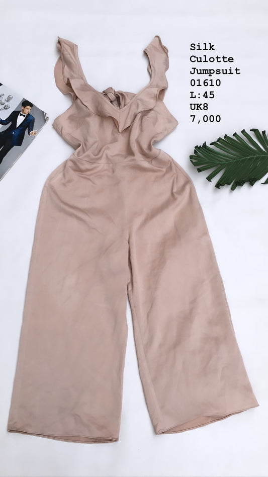 Silk Culotte jumpsuit