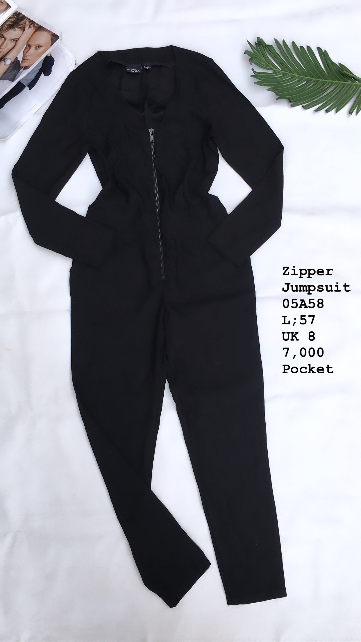 Zipper Jumpsuit