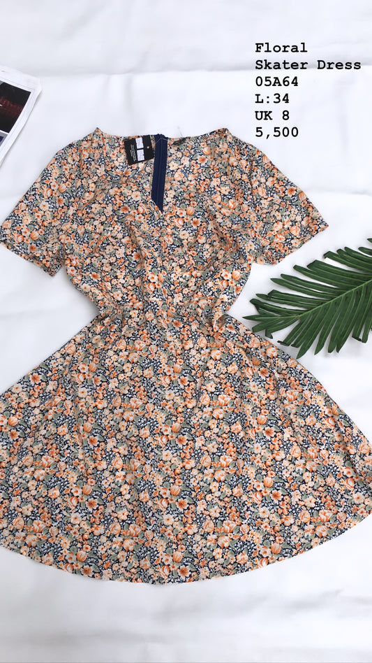 Floral Skater Dress