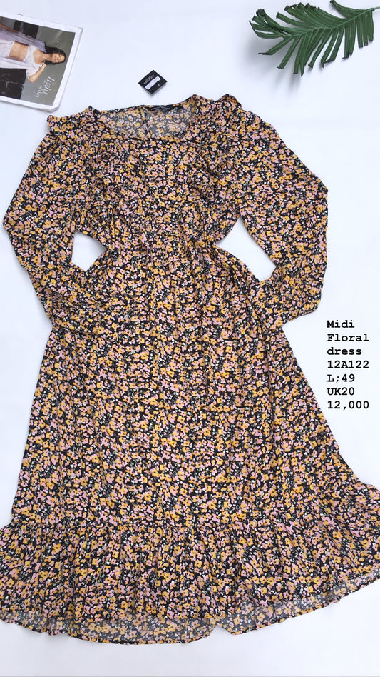 Midi Floral Dress