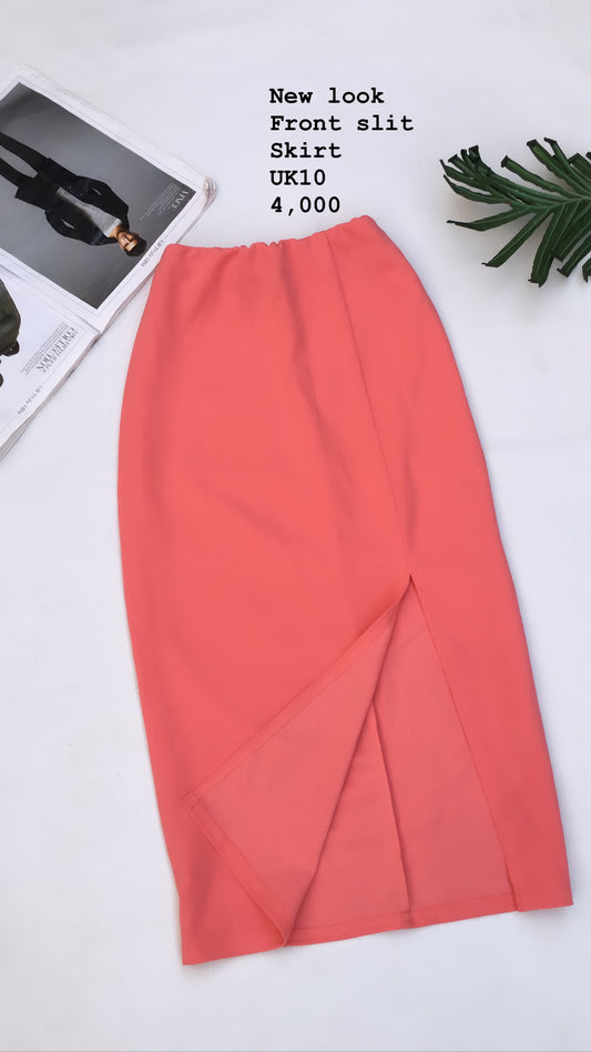 New Look Front Slit Skirt