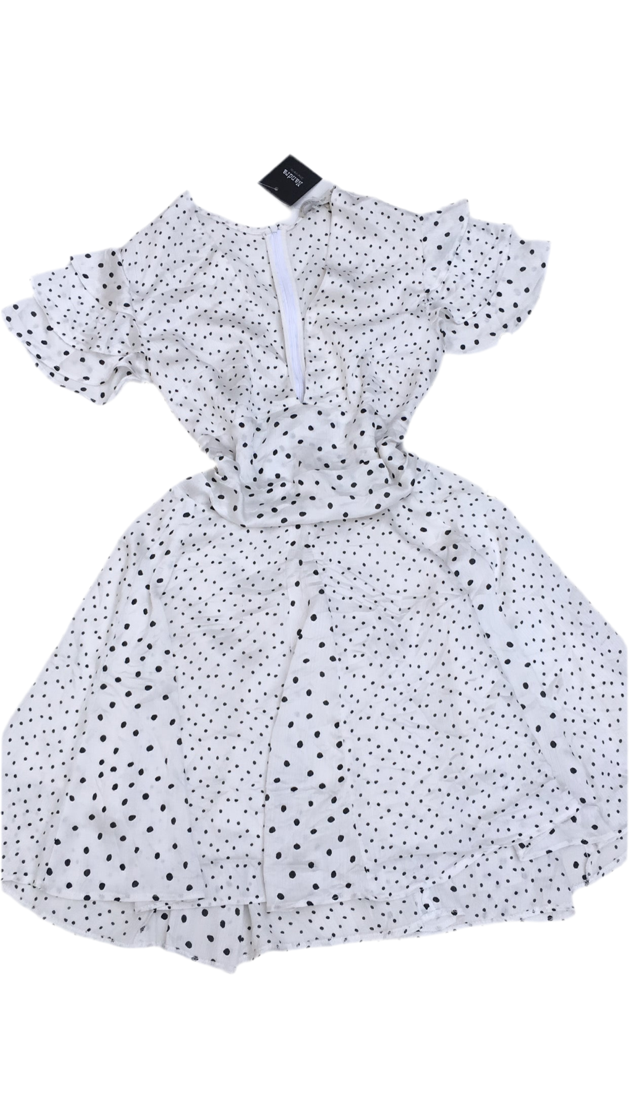 Silk Polka Dot Dress