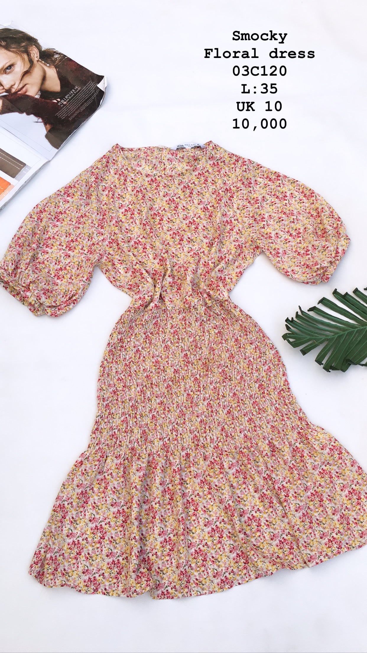 Smock Floral Dress