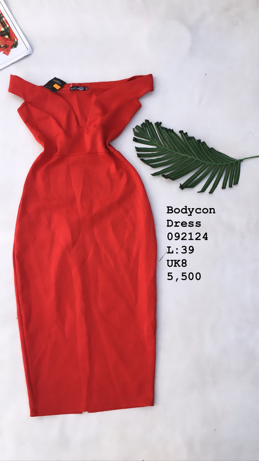Bodycon Dress red