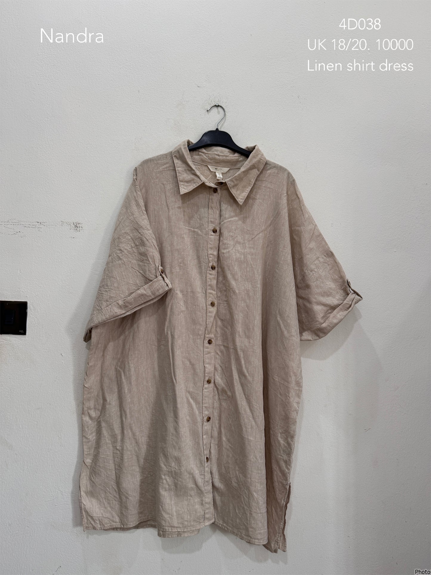 Linen shirt Dress