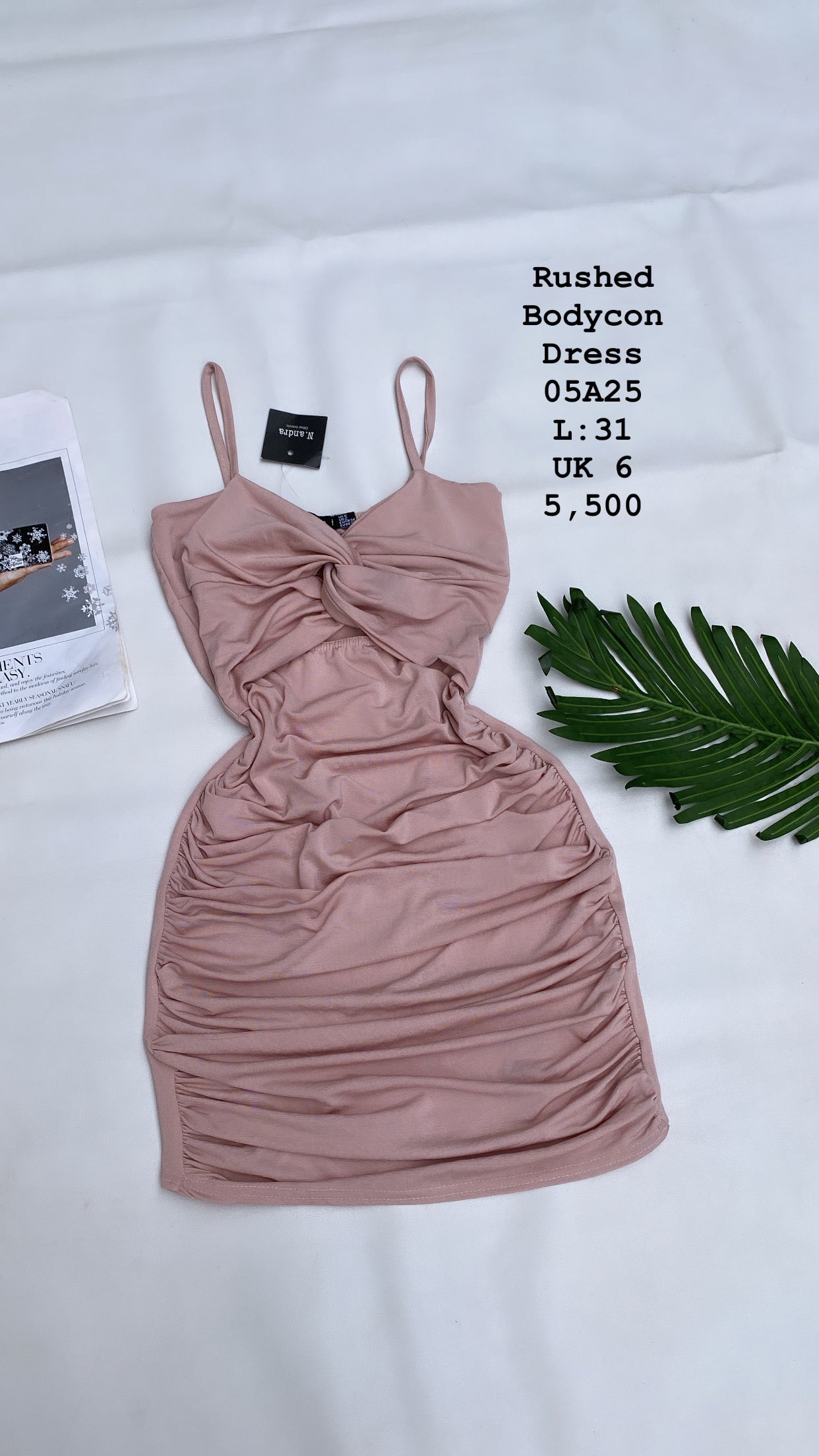 Ruched Bodycon Dress