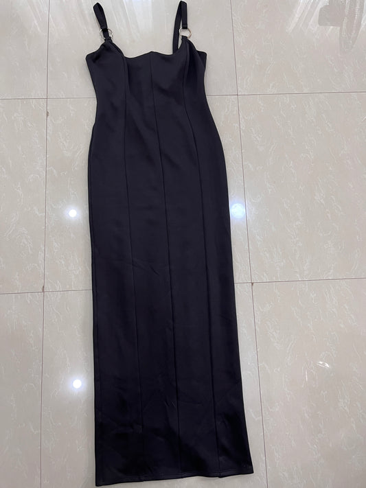 Asos black maxi dress