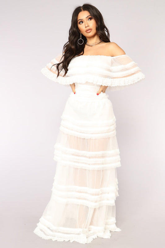 White Fashionnova dress